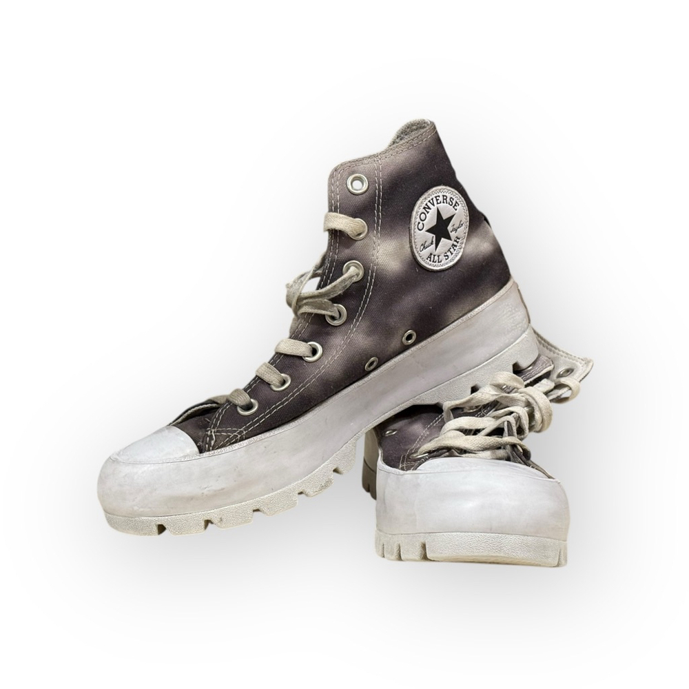 Converse Women's Chuck Taylor All Star Lugged Black Tie Dye Size 7.5​ - Picture 7 of 9